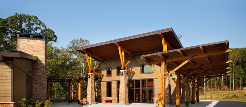building at Pleasant Ridge Camp & Retreat Center